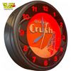 Image 2 : Vintage Orange- Crush Store Advertising Clock *Professionally Restored*