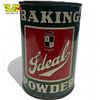 Image 1 : Vintage Ideal 10 Oz Baking Powder Tin, Vancouver Canada