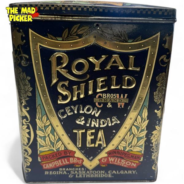 Vintage Royal Shield Canadian Tea Tin