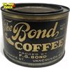 Image 1 : Vintage The Bond 1/2 Lb Coffee Tin, Vancouver B.C