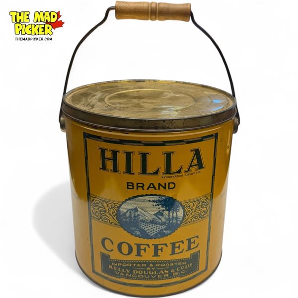 Vintage Hilla Brand 5 Lb Coffee Tin, Vancouver B.C