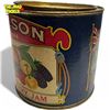 Image 2 : Vintage Paper Label Nelson Brand Pure 4 Lb Strawberry Jam Tin