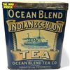 Image 1 : Vintage Ocean Blend Indian & Ceylon Tea Tin, Toronto Canada