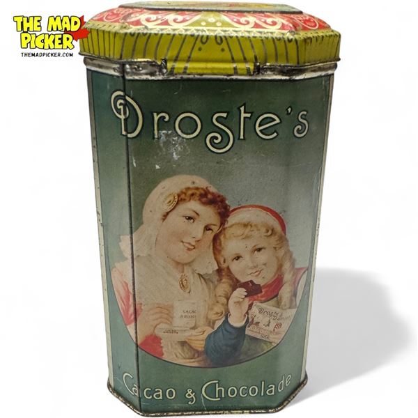 Vintage Droste 10 Oz Cocoa Tin