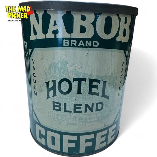Vintage Nabob Hotel Blend 5 Lb Coffee Tin, Vancouver Canada