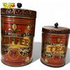 Image 2 : Vintage Hoosier Manufacturing Company Tea & Spice Tin Set