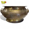 Image 2 : Large Brass Asian Incense Bowl With Mythological Motif