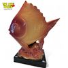 Image 2 : Mid Century Modern Ceramic Fish Lamp With Original Fiberglass Shade