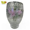 Image 2 : Large Cut Crystal Glass Vase With Dancing People