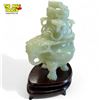 Image 3 : Carved Jade Asian Censer With Dragon Motif