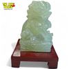 Image 2 : Carved Jade Foo Dog, On Stand