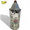 Image 2 : Vintage Glass Beer Stein Hand Painted With Floral Motif