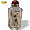 Image 1 : Vintage Asian Snuff Bottle With Cat Motif