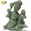 Image 2 : Pair Of Carved Jade Asian Ladies, In Original Box
