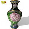 Image 1 : Vintage Cloisonne Vase With Floral Motif