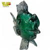 Image 2 : Vintage Hand Blown Green Art Glass Fish