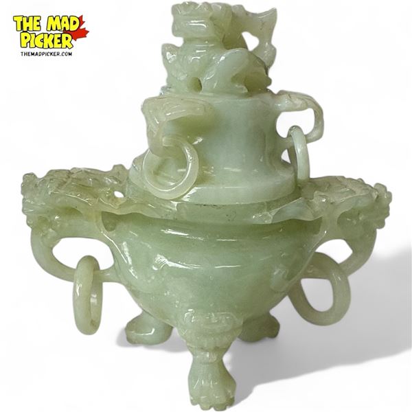 Carved Jade Censer