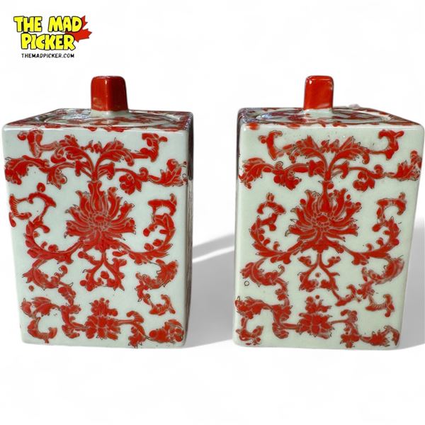 Pair Of Early Chinese Ginger Jars