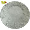 Image 2 : Satin Glass Plate With Embossed Nude Dancers