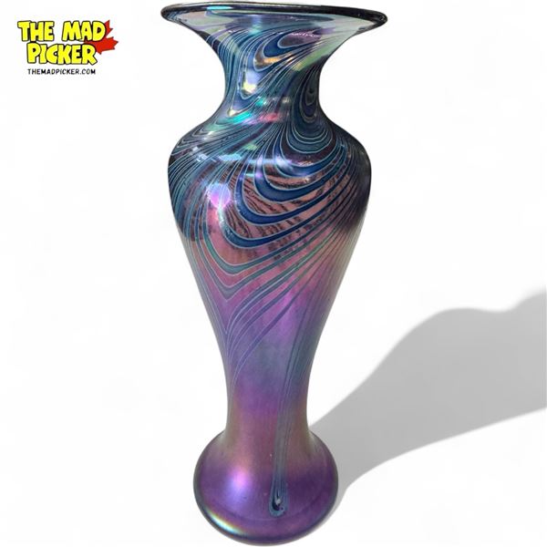 Vintage Art Glass Vase By Anti Vong