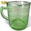 Image 2 : Vintage Kellogs Uranium Glass Measuring Cup