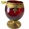 Image 3 : Vintage Murano Ruby Red Glass Decanter Set, With 6 Cups