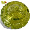 Image 2 : Vintage Vaseline Cut Glass Bowl