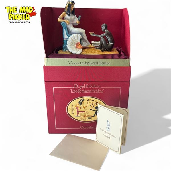 Vintage Royal Doulton Figurine,"Les Femmes Fatales Cleopatra", In Original Box