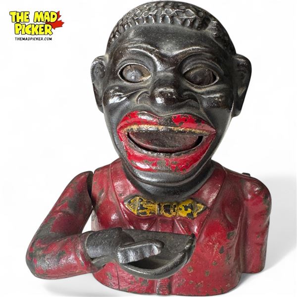 Original Black Americana Mechanical Bank With Original Paint
