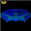 Image 2 : Vintage Uranium Glass Footed Bowl