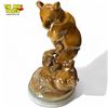 Image 2 : Vintage Zsolnay Hungary Fighting Bears Porcelain Figurine