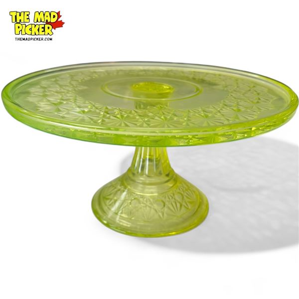Vintage Vaseline Cake Stand
