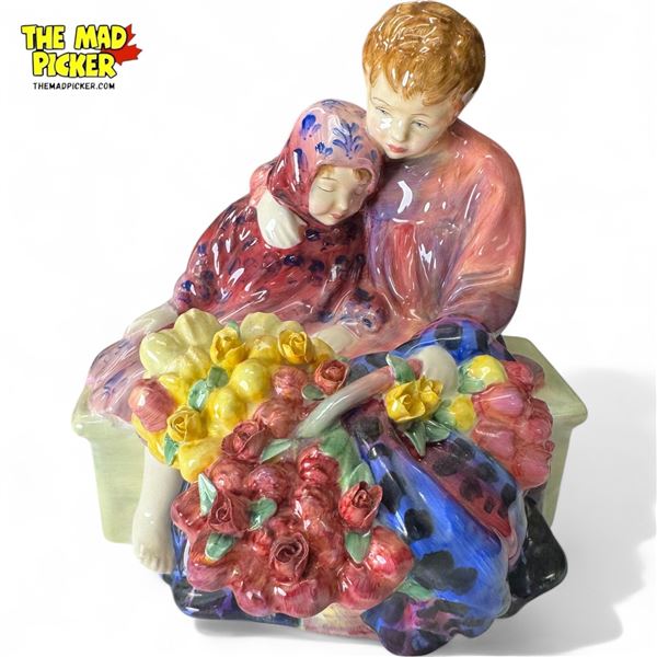 Vintage Royal Doulton Figurine, "Flower Sellers Children"