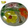 Image 2 : Vintage Flower Motif Art Glass Paper Weight