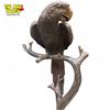 Image 2 : Large Bronze Sculpture Of Parrot On Tree