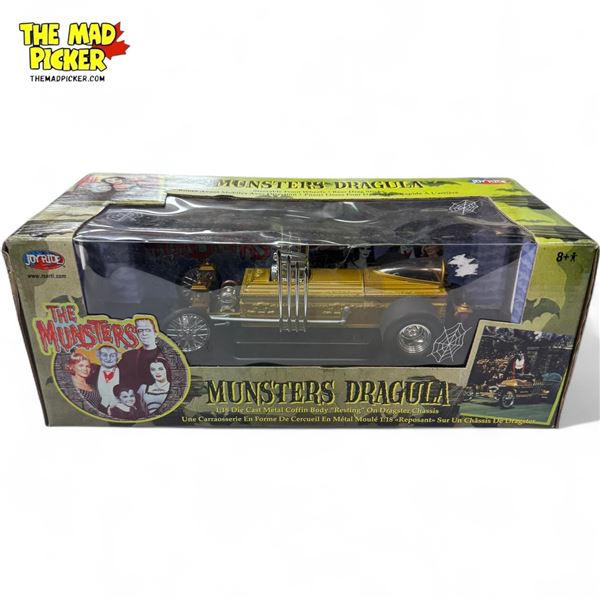 Joy Ride Munsters "Dragula" 1:18 Diecast, In Original Box