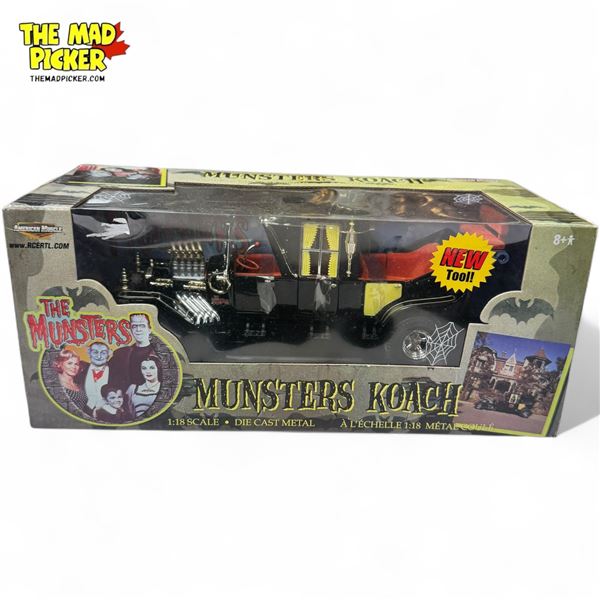 Joy Ride Munsters "Koach" 1:18 Diecast, In Original Box