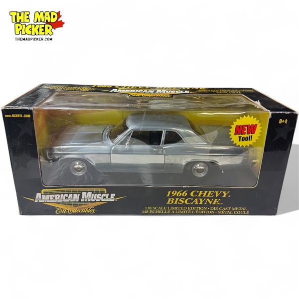 1:18 Diecast Ertl American Muscle 1966 Chevy Biscayne, In Original Box