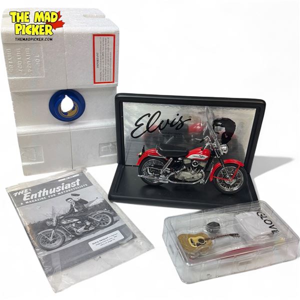Diecast Elvis Harley Davidson Model Kh Motorcycle Replica, In Original Packaging