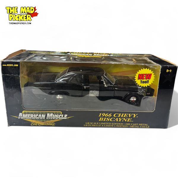 1:18 Diecast Ertl American Muscle 1966 Chevy Biscayne, In Original Box