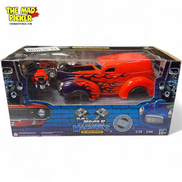 1:18 & 1:64 Diecast Muscle Machines 40' Sedan Delivery