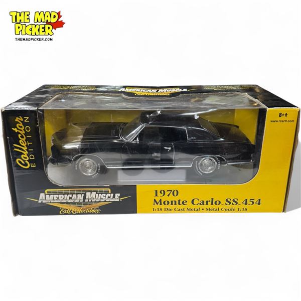 1:18 Diecast Ertl American Muscle 1970 Monte Carlo Ss 454, In Original Box