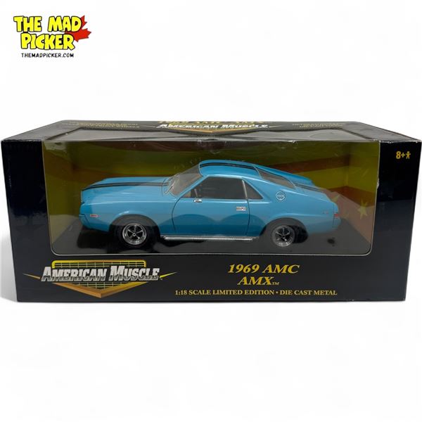 1:18 Diecast Ertl American Muscle 1969 Amc Amx, In Original Box
