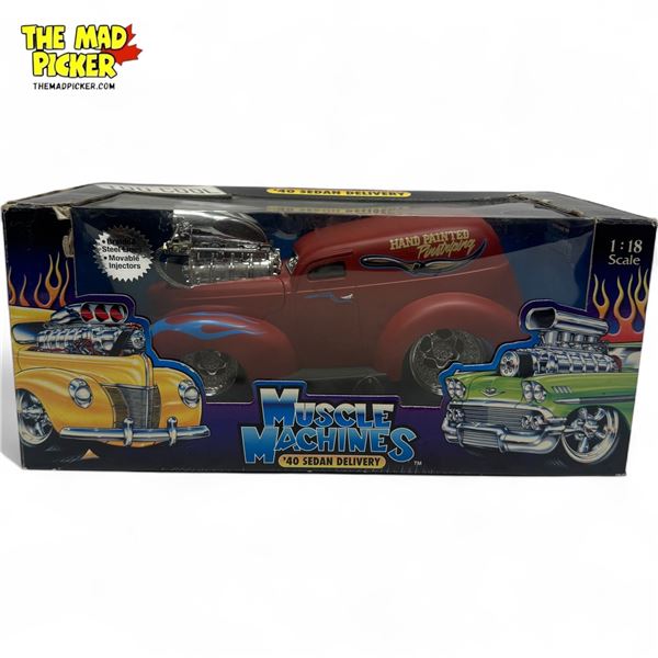 1:18 Diecast Muscle Machines 40' Sedan Delivery, In Original Box