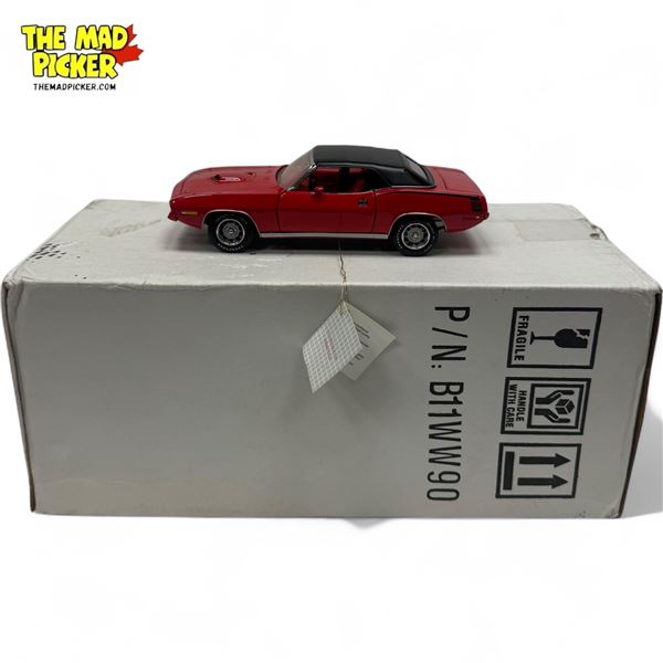 1:24 Diecast Franklin Mint 1970 Plymouth Hemi Cuda, In Original Box