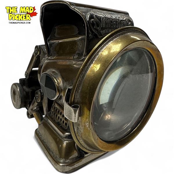 Early Lucas Silverking Bicycle Lamp
