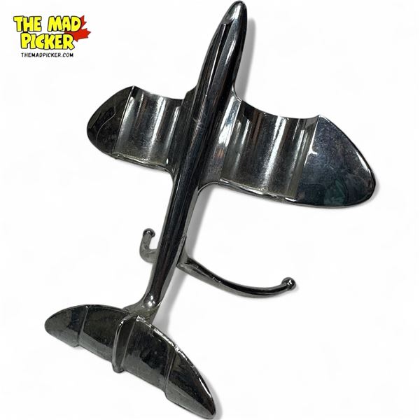 1950S Chrome Jet Plane Salt & Pepper Holder