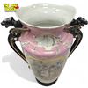 Image 2 : Early Vieux Paris Porcelain Vase With Figural Gryffon Handles