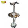Image 1 : Vintage Art Deco Chrome Airplane Light Up Side Table