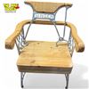 Image 2 : Vintage Professionally Made Chair Out Of Singer Sewing Machine Station Parts